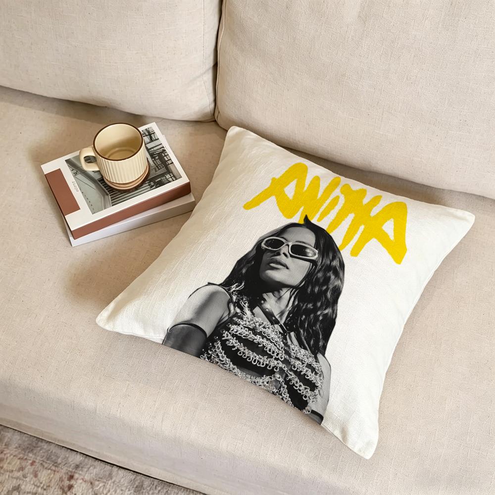 A-Anitta Cushion Cover Fabric Soft Furnishing,Pillowcase, Cushion Cover, Sofa Pillow, Home Decoration