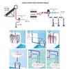 Thermostatic Shower Faucet with Exposed Pipe & Solar Water Heater Mixer