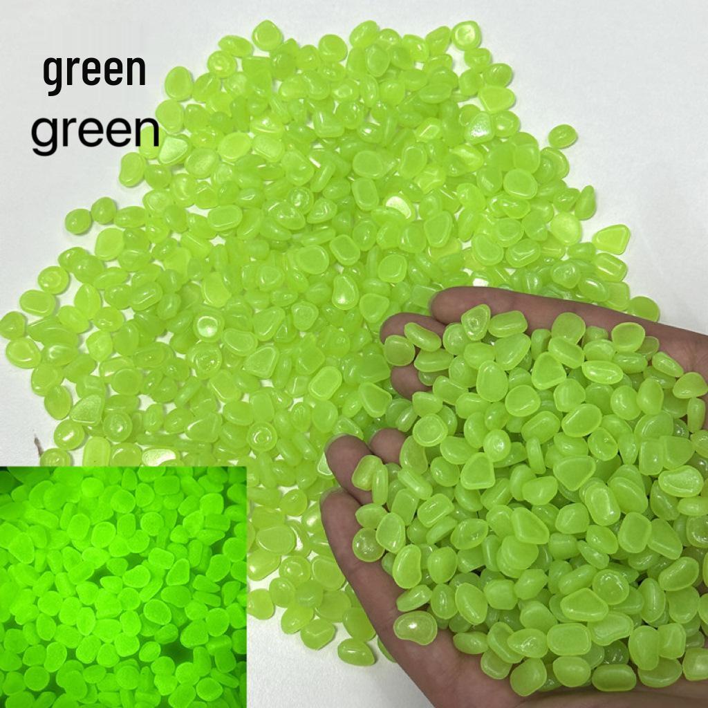 5-8mm Luminous Artificial Fluorite Pebbles for Aquariums and Gardens