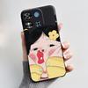 Casing For Oukitel C57S/C57 Pro/C57 Plus/C57 Ultra/BLU J12 Case Aesthetic Cute Cat Cartoon Black Soft Silicone Shockproof Cover
