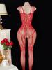 Erotic Open Crotch Sexy Lingerie Hollow Out Fishnet Bodysuit Transparent Sex Dress Women Mesh Tights Hot Porn Exotic Body Socks