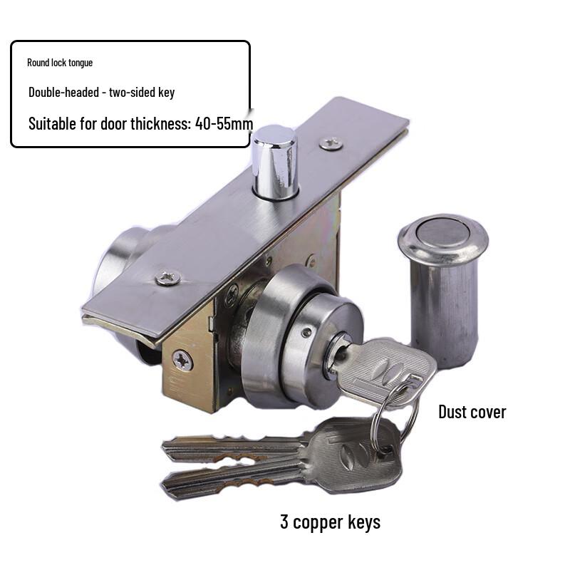 Qingwa Framed Glass Door Lock Cylinder