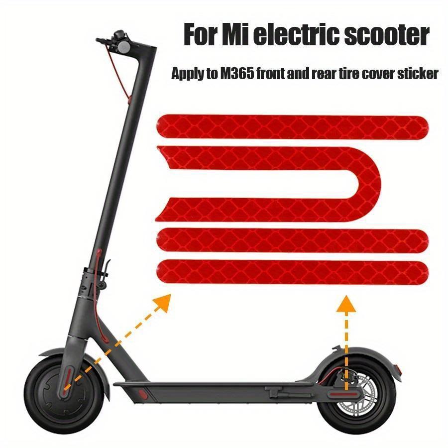 Reflective Sticker Reflector Tape Decal Scooter Accessories for M365 Pro Reflector Sticker Electric Scooter Skateboard Reflector Sticker