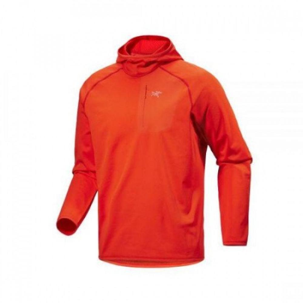 Arcteryx Men Delta Pullover Hoodie Orange Atofmx7744sor M