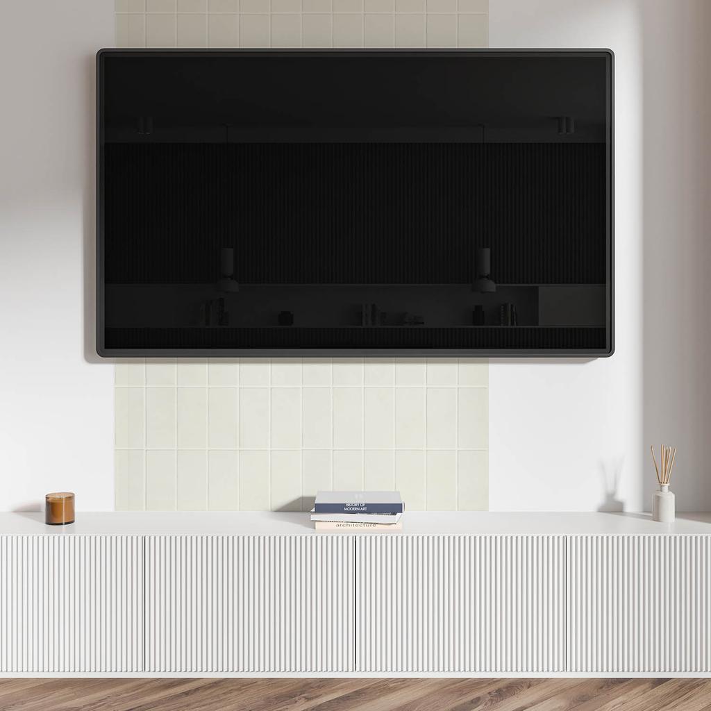 Decorative Vinyl Wall Panel with Print 100x50 cm Rectangular Tiles in a Grid