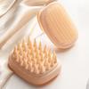 Shampoo Comb Soft Flexible Silicone Bristles Promotes Hair Growth Deep Cleansing Scalp Massage Brush Hair Care Tool