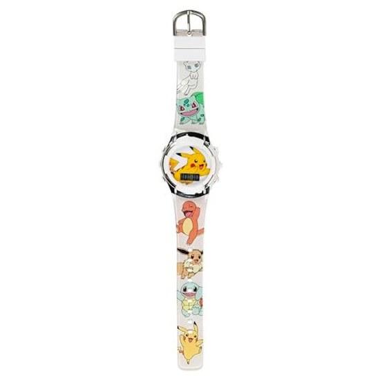 Pokemon Boys Quartz Watch Rubber Strap Multicolor 13 (Model POK4240AZ)