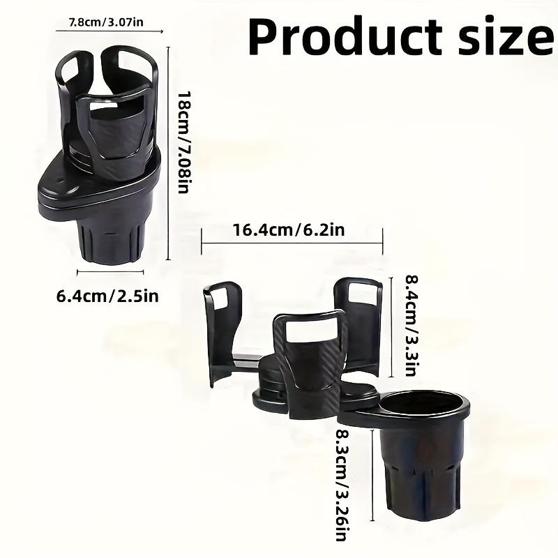 1Pc Multi functional extended car cup holder, beverage holder, car split two-layer cup holder, car cup holder