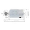 RS550 24V 25000RPM High Speed DC Motor 19T for Power Wheels, Ride On Car Replacement Upgrade