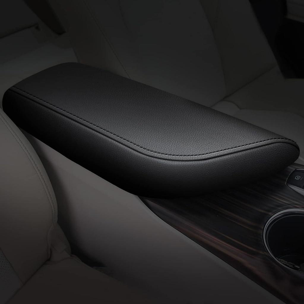 AOMSAZTO Center Console Cover Ized Armrest Cover Compatible With 2018-2024 Toyota Camry, Leather Arm Rest Covering For Car, Well-Make Durable Console