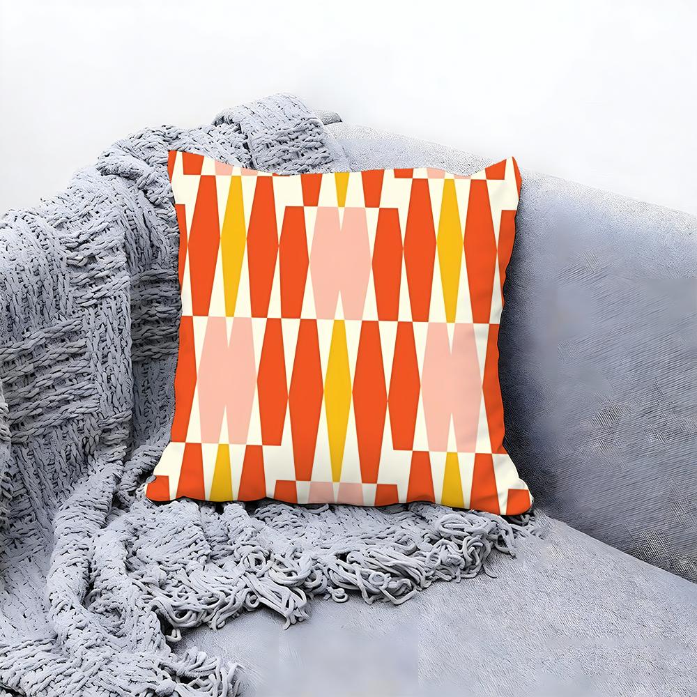 rustic weave texture Cushion Cover Premium Comfort Reversible Pillow Cove Two in One Design for Any Room Car Interior