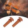 2 Stücke Hochwertige Jujube Holz Violine Schwanz Endpin Musikinstrument Zubehör(Typ B.)
