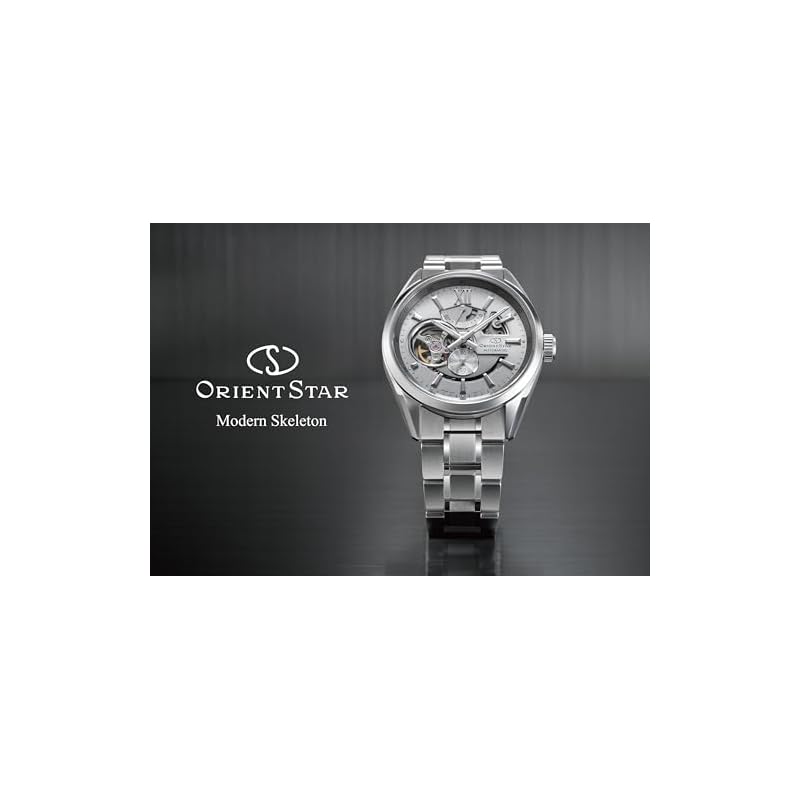 Orient Star RK-AV0125S Men's Automatic Watch, Modern Skeleton Design, Mechanical, Made In Japan, with 2-Year Manufacturer's Warranty, Open Heart,