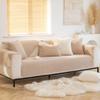 Winter Fluffy Solid Color Non Slip Sofa Cushion Universal Seat Pad 2022 New Cover for Leather Sofa