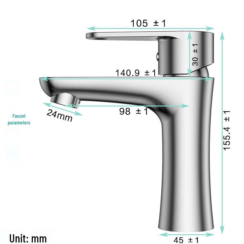 304 Stainless Steel Hot/Cold Water Faucet