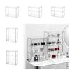 Acrylic Transparent Display Box Wall-Mounted Magnetic Model Storage Box with Lid Stackable Cosmetic Organizer Rack Collectibles