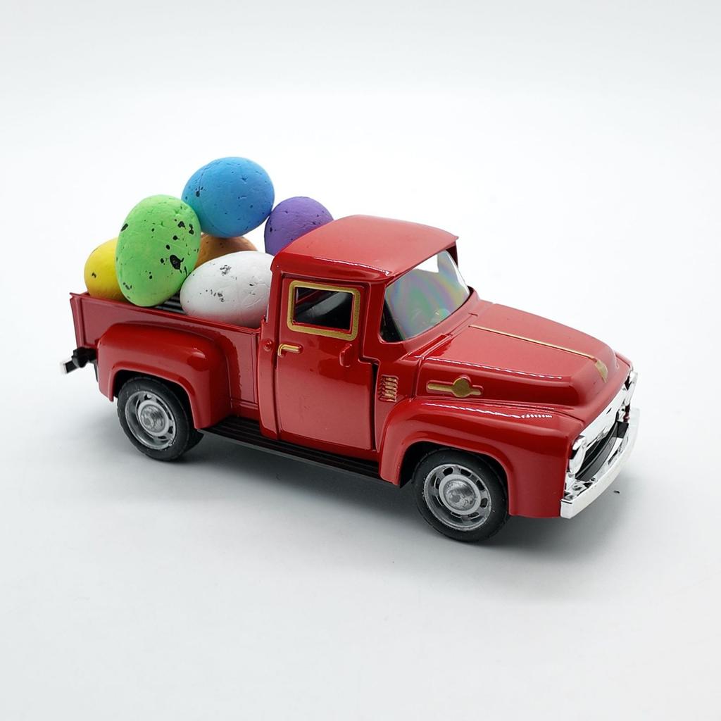 Easter Decorations For Children, Including A Bunny Car Die- Model.