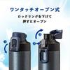 Atlas Water Bottle, 1000ml (1.0 Liter), Insulated, Worker's Bottle, Stainless Steel, Navy, ADWB-1000NV