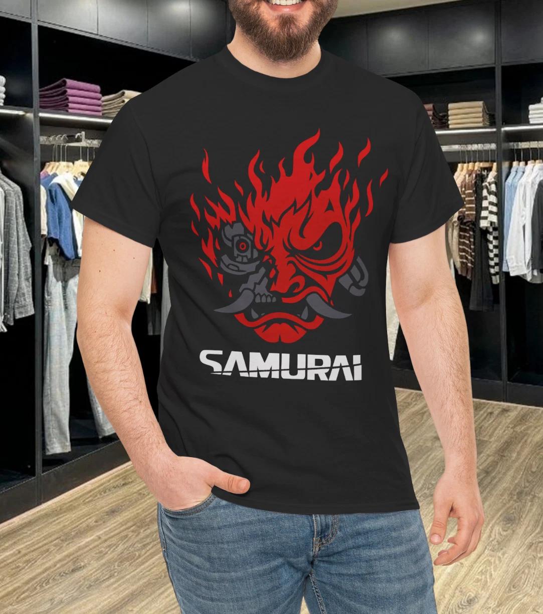 Футболка Cyberpunk 2077 Samurai Киану Ривз 4XL