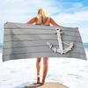 Anchor Beach Towel Sand Free Microfiber Oversized Large Beach Towels  Absorbent Lightweight Soft and Quick Dry Towels for Men