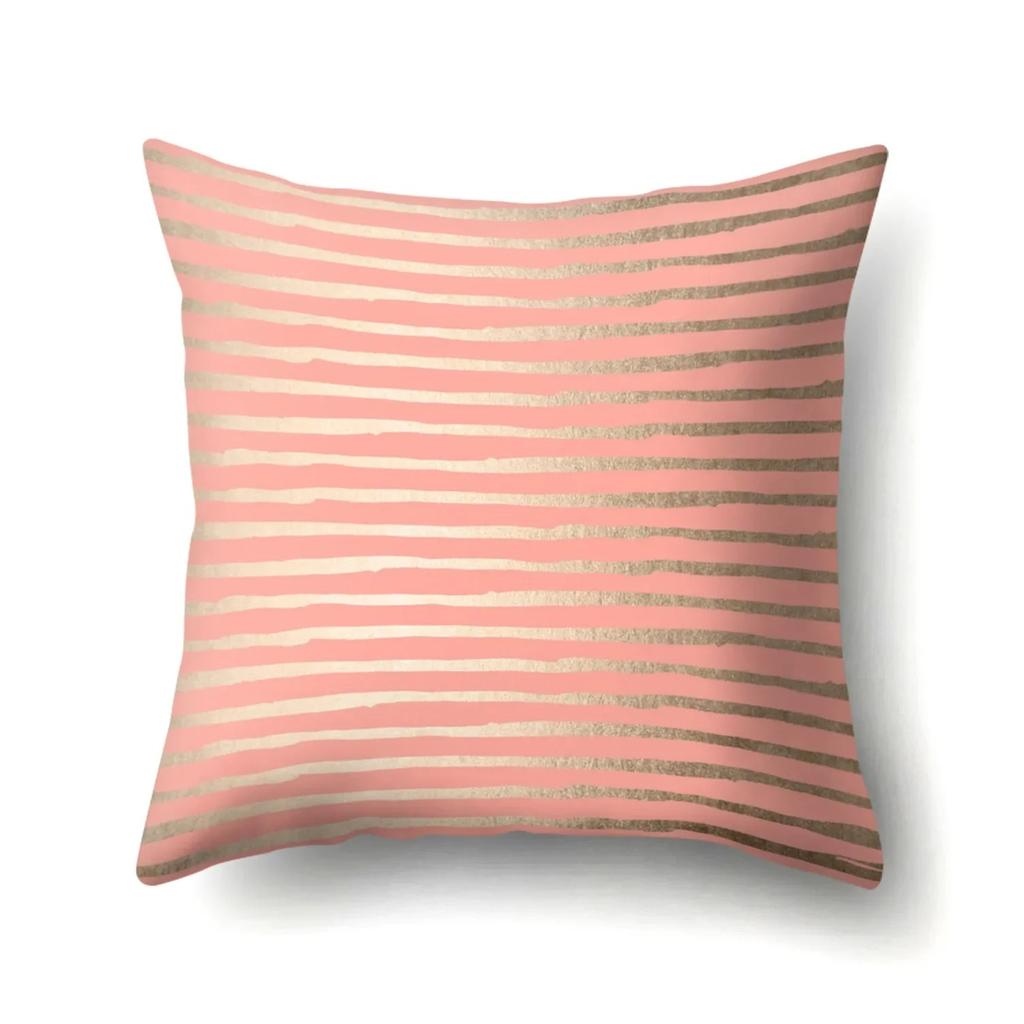 New Creative Pink Rose Gold Pillowcase Personalized Home Office Cushion