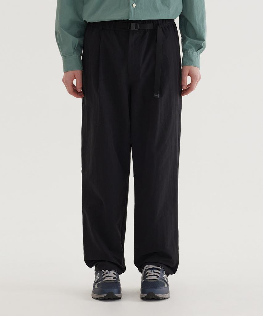 COVERNAT Regular Nylon Easy Pants Black