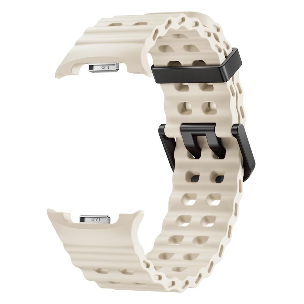 Silicone Band for Samsung Galaxy Watch8 44mm/40mm/Watch8 Classic 46mm Solid Color Quick Release Watch Strap