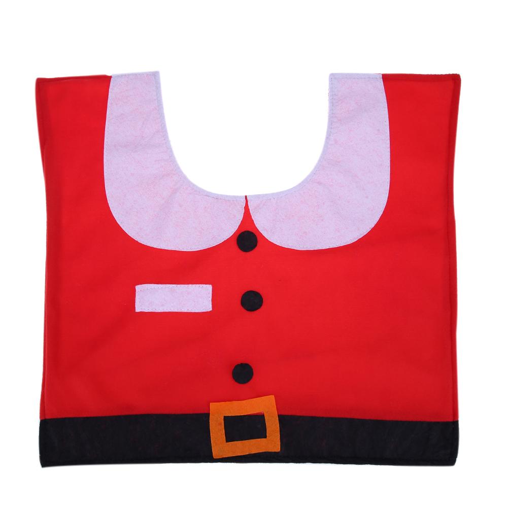 Nya Söta Julklosetsskydd Kreativ Jultomte Badrumsmatta Julprylar för Hemmet Nyår Navidad Gåva Dekor 2025