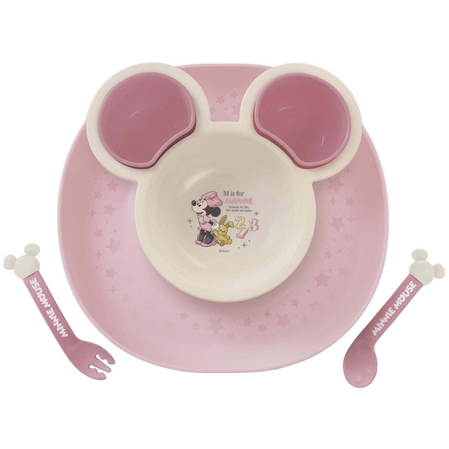 

Nishiki Kasei Baby Tableware Minnie Mouse Spill Catch Plate (P×BE)NR