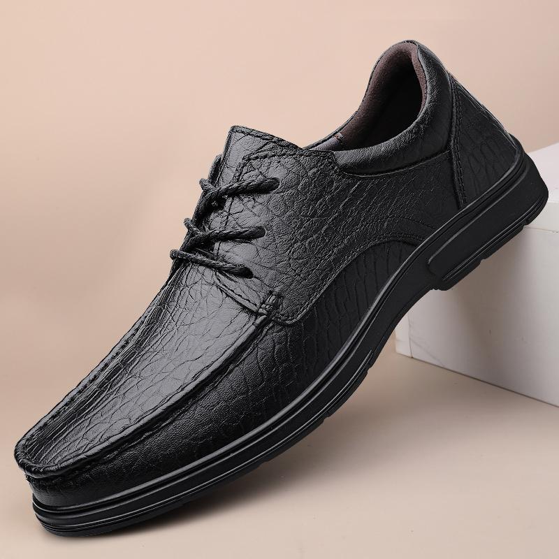 

Модные весенние новые туфли-лоферы бизнес-класса класса люкс для мужчин, классические из натуральной кожи, слипоны, туфли для вождения, повседневные мокасины, офисная обувь 46