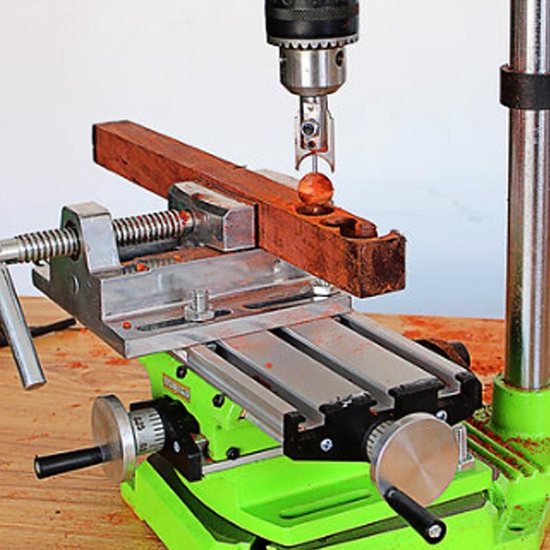 Mini Multifunction Table Milling Machine Drill Vise Bench Fixture Adjustment Worktable for Mini Drill and Drill Bracket