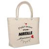 Beach Bag - PLANETEE - Insulated Mireille D'amour's Bazaar - Natural Cotton - Large Capacity - Printed In France