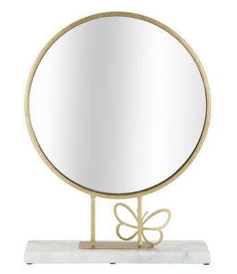 Table Mirror Butterfly 30X9X39.5 Cm