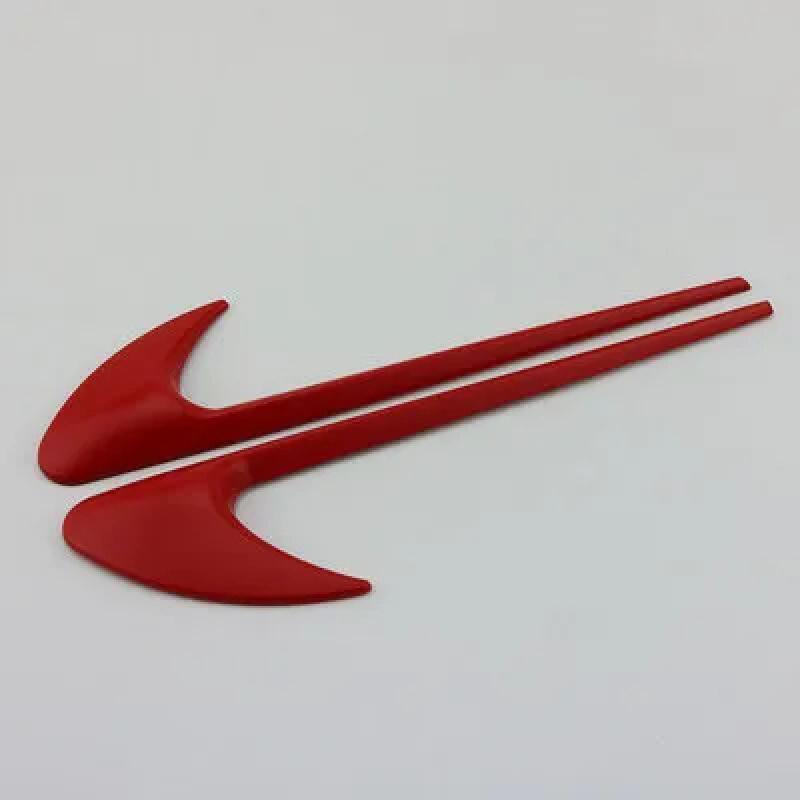 2pcs Car Door Wing Fender Vent Marker Sticker Side Sticker for Brabus Mercedes Benz Maybach AMG Biturbo S63 C43 E53 A/C/E/S/G fui8