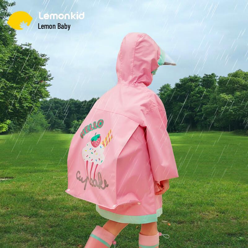 Kids Rain Poncho with Backpack Slot S