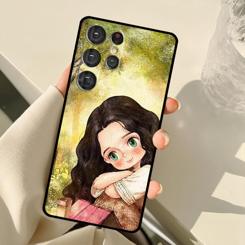 Etui Na Telefon 'Pamiętnik Leśnej Dziewczyny' Do Samsung Galaxy S20 FE S21 FE S22 Ultra Note20 Note10 S8 S9 S10 Plus Pokrowiec