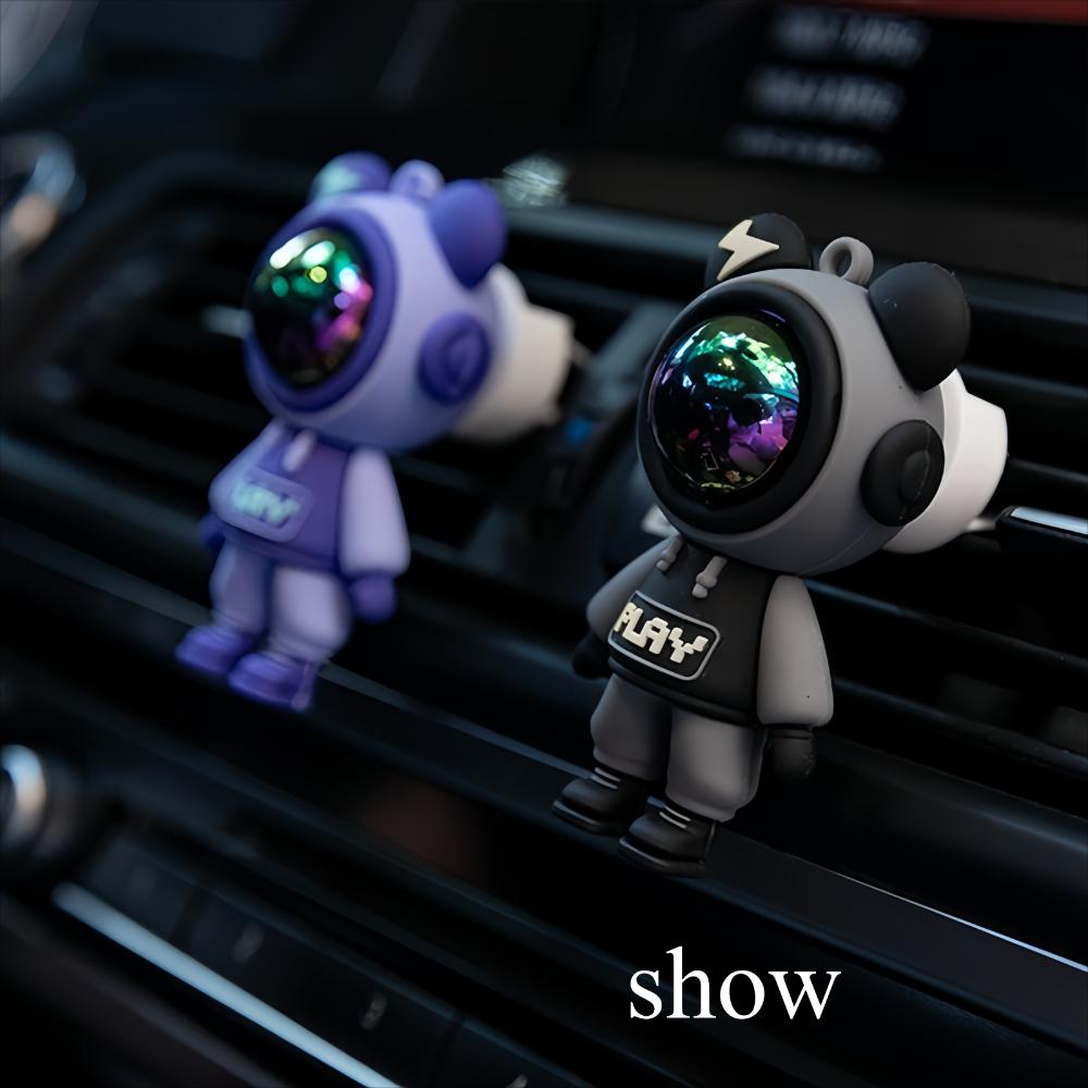 Astronaut Design Car Air Freshener, Car Trend Aromatherapy Clip, Car Interior Trim Clip, Eid al-Fitr Happy