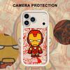 Weiche Handyhülle für iPhone 13 12 11 Pro Max 15 16 14 Plus 17 Air XS Max XR 16e Marvel Cartoon Iron Man