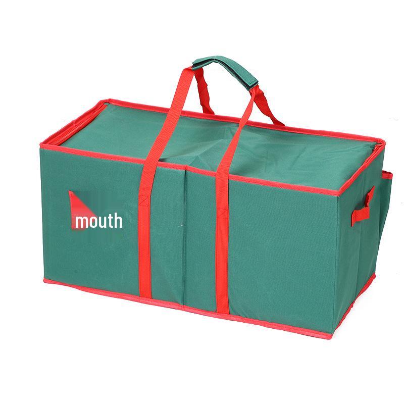 Foldable Oxford Cloth Storage Box with 128 Detachable Grids for Christmas Balls