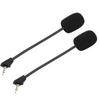 2 ST Mikrofonersättning för Kingston HyperX Cloud Alpha Trådlöst Gamingheadset Brusreducerande 3,5 mm Löstagbar Mikrofonbom