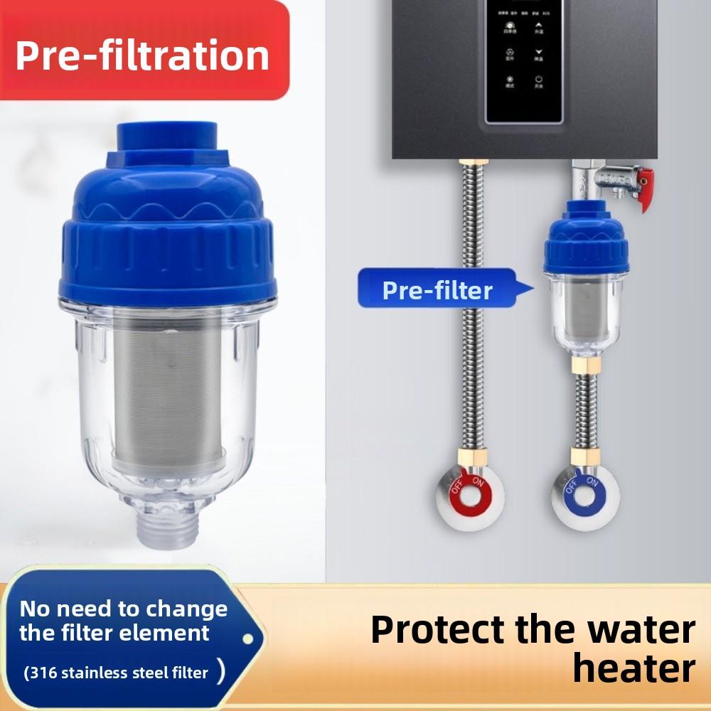 316 Stainless Prefilter Purifier Output Washing Machine Tap Strainer  Water Heater Shower Head