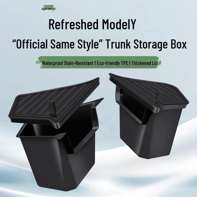 Zhi Cheng Tesla Model Y Trunk Organizer Side Pocket Car Accessory