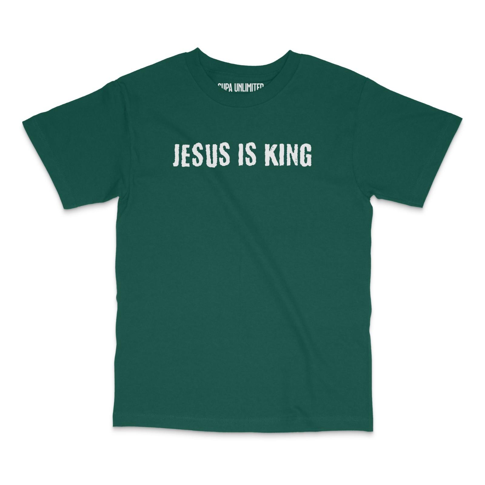 Jesus Is King T-Shirt | Revelation 19:16 Bible Verse Christian Faith Tee 2XL