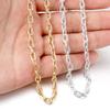 5 Yards/Roll Metal Aluminum Chain O-Shaped Chains for Jewelry Findings Bracelet Necklace Clothing Accessories Supplies