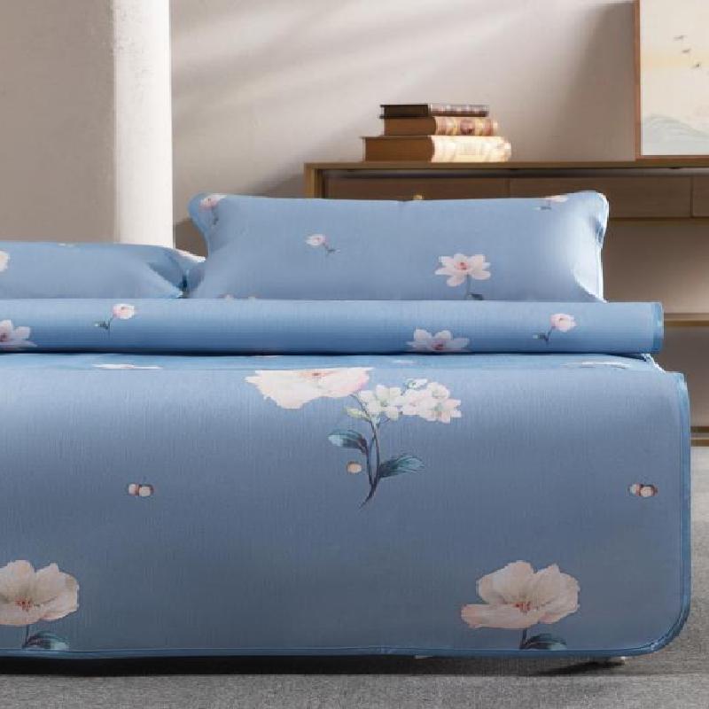 

Mercury Home Textiles Summer Qinhuajian Printed Ice Silk Mat Set