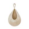 Hanging Fruit Basket for Kitchen Teardrop Hanging Baskets Boho Wall Hanging Baskets Handwoven Hanging Plant Basket Decor
