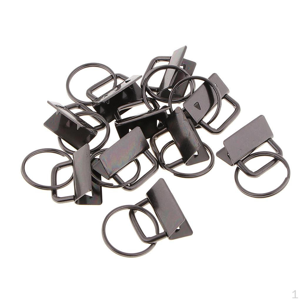 10 пряжек для ремня с для стропы Аксессуары для головных уборов чёрный