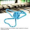 100pcs   Clips Cute Cartoon Heart Shape Metal Hollowed   Tail Clips Paper Clamps   Supplies
