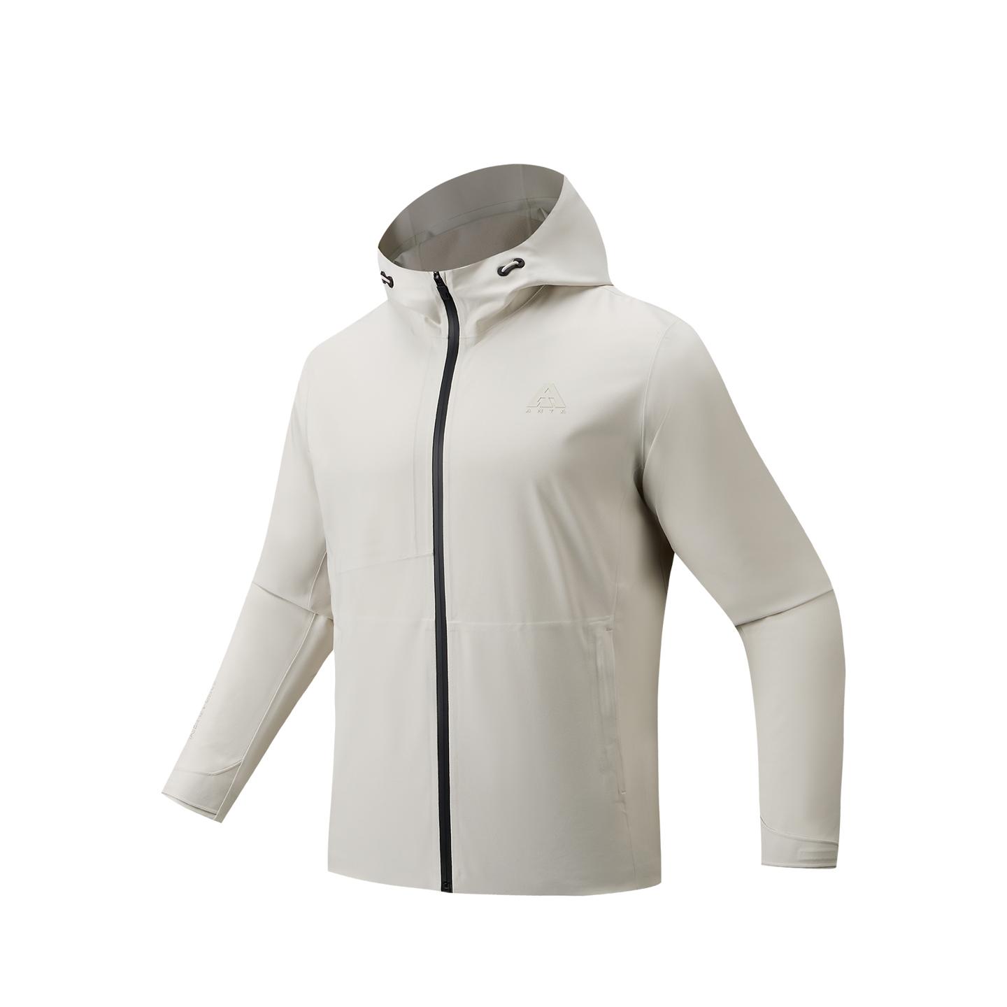 Anta Mountain Versatile Hiking Abrasion Resistant, Breathable, Waterproof, And Windproof Windbreaker Jacket Men s 952546615-1 XL