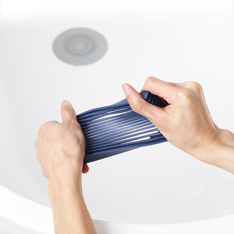 Soft Rubber No-hole Soap Box, Non-water-accumulating Soap Tray, Water-draining Soap Stand, Bathroom Wall-mounted Soap Box